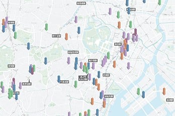 東京オフィスビル竣工マップ|2024年版